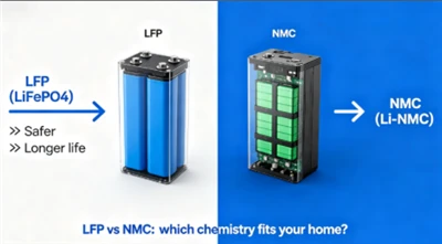 Batterier för hemlagring 2026: LFP vs NMC – vilken ska du köpa?