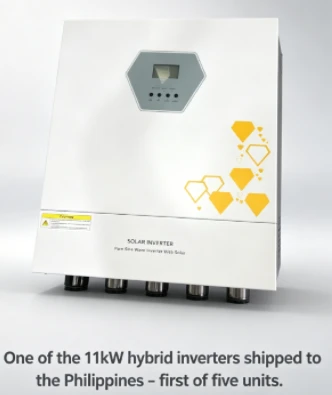 Ett 100kW solenergiprojekt i Filippinerna: Första 60kW levererad, 40kW att följa