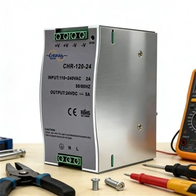 120W DIN-skena Strömförsörjning 24V 5A